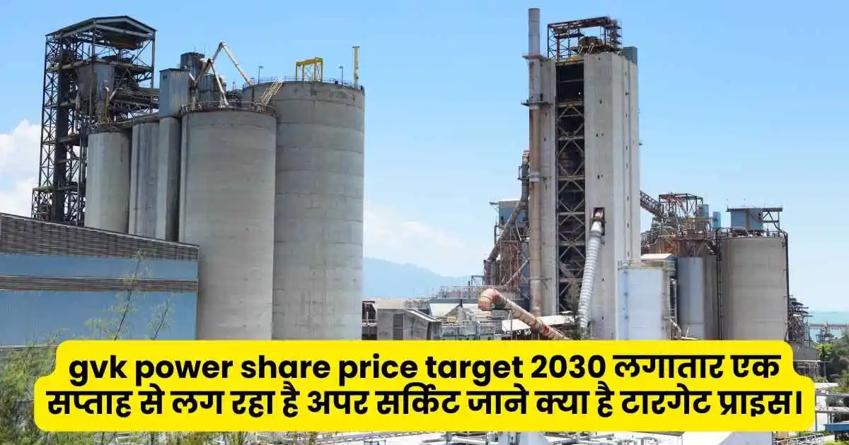 gvk power share price target 2030