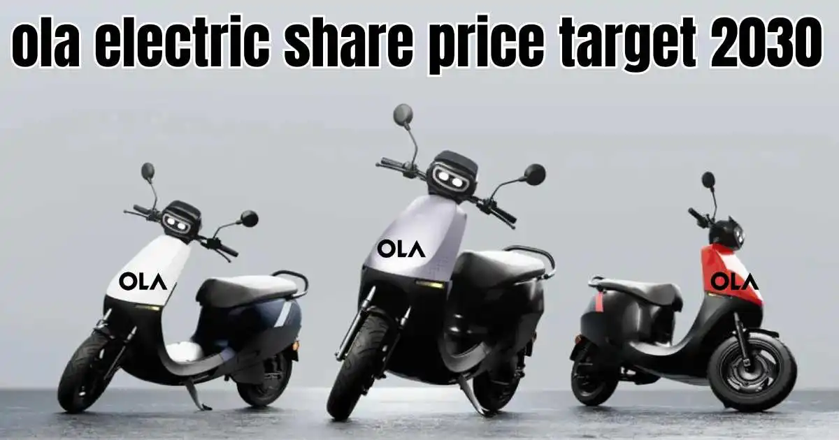 ola electric share price target 2030